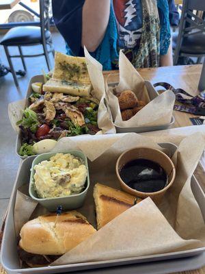 French Dip & Salad