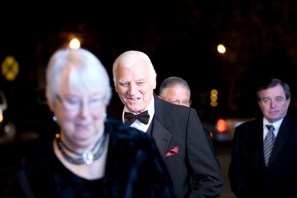 Charlie and Nancy Gaddy arriving at Festival