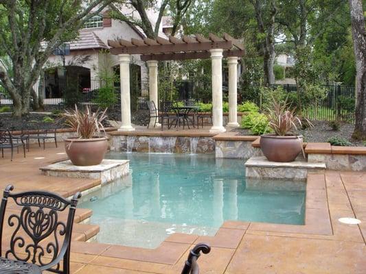 Dining Terrace over looking pool