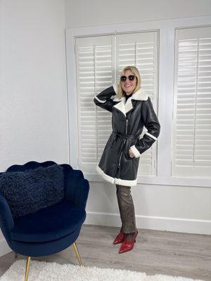 Bought this coat at Twice the Style