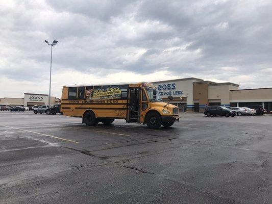 Hiring School Bus Drivers.