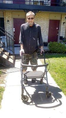 ARK had the pleasure of providing Patrick with a walker today! America's Rideshare Konnection, committed to giving back!