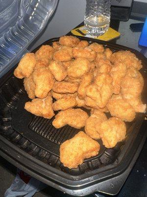 Not spicy nugget regular nuggets