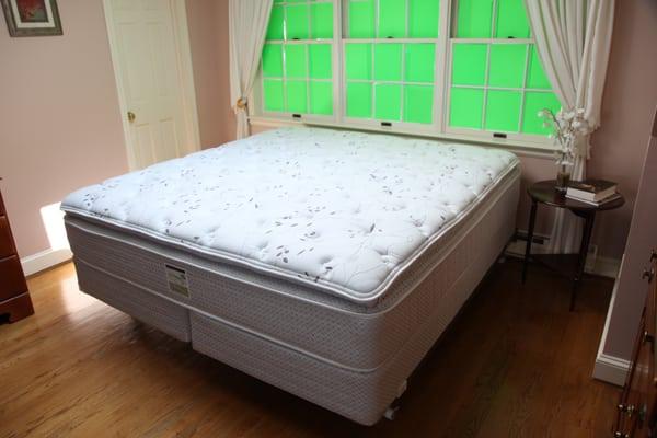 Paula Deen Mattress by Serta production shoot. (chroma key of window to turn a cloudy day into whatever we want!)