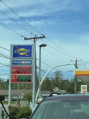 Price of cheapISH gas May 14, 2022