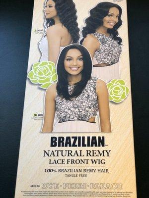 Lace front human hair