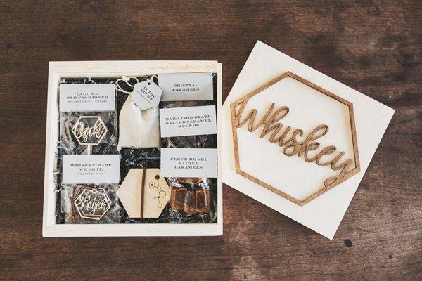 Whiskey essentials gift box