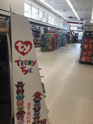 Empty spacious front isle of Walgreens - Eastchester