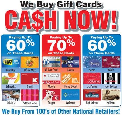 Delaware County Jewelry CASH FOR GOLD is the GIFT CARD KING! We are paying the most, GUARANTEED!