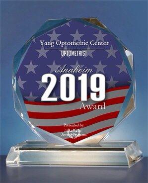 A nice surprise to end the year. Yang Optometric Center has been selected for the 2019 Anaheim Awards in the category of Optometrist.