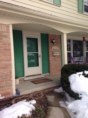 The front door of Lesemann Learning. 2370 Georgetown Blvd, Ann Arbor, MI