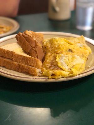 Sausage & Cheese Omelette