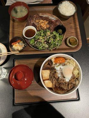 Beef Sukiyaki Don, Ichibantei Steak 11oz