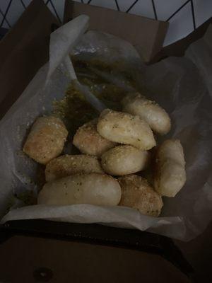 Cold Parmesan bites that tasted funny