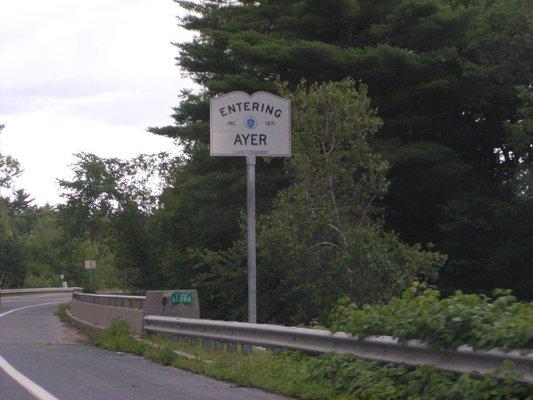 Entering Ayer, MA. Shirley line.