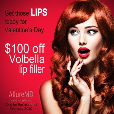 Volbella Promotion for February 2020 at AllureMD