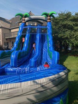 Water slide was a huge hit!