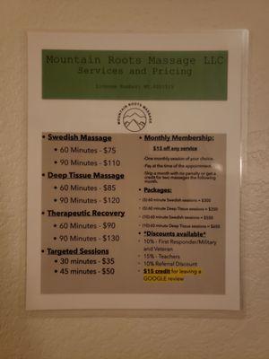 Mountain Roots Massage