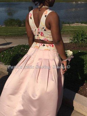 Custom made prom dress by Patti's Attic