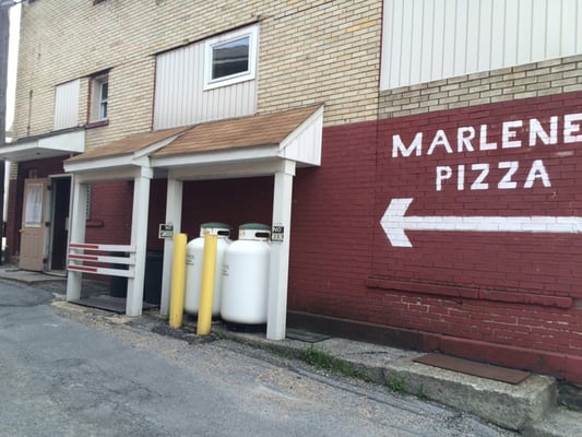 Marlene's entrance.