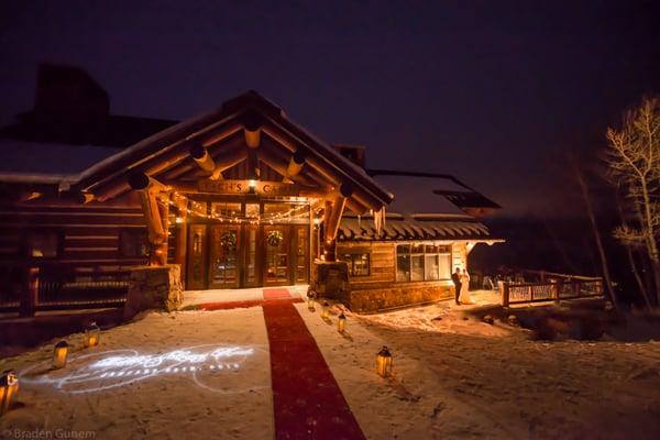 Zach's Cabin wedding in Beaver Creek, Colorado.