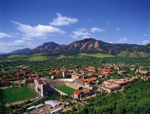 University of Colorado campus in Boulder, CO