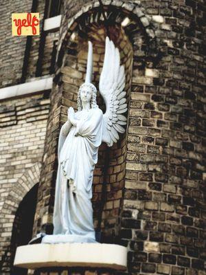 Stumbled upon this looking for another Yelp Find #yelpjax #guardianangel #ManisteeMI #church #Catholic #EyeShotImageArt