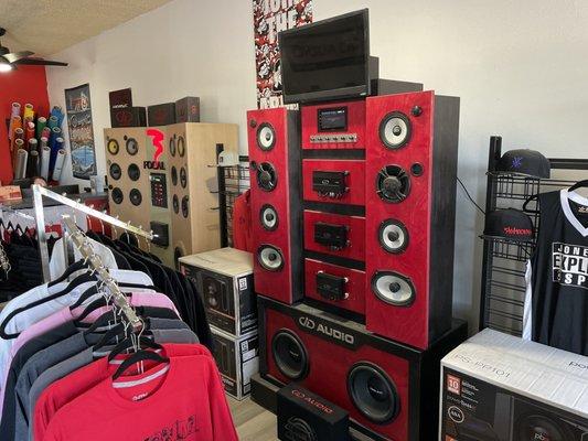 Sound you can Hear before you purchase. Checkout our Displays  of the brands we carry.