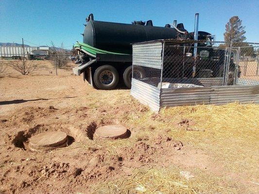 Pony Express Septic showing up on time