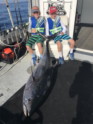 Tuna fishing twins