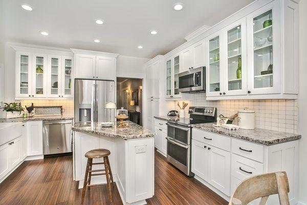 Gorgeous Kitchen Remodel as part of our award-winning historic whole house remodel!