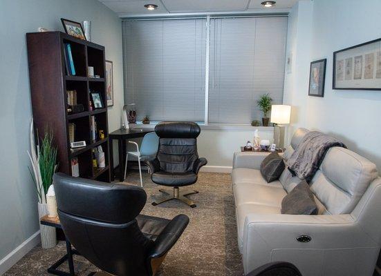 Psychotherapy treatment room