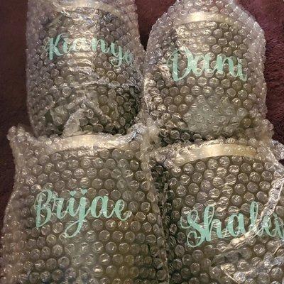 Personalized bridal party gifts