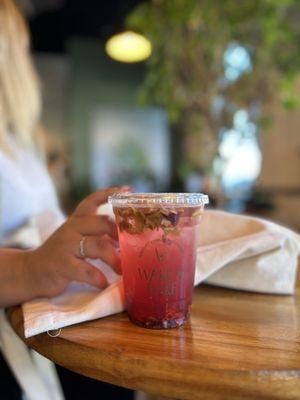 Tisana is a loose leaf and dried fruit and berries! Don't forget to scoop up what's left at the bottom and enjoy the flavors!