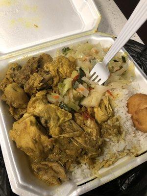 Curry chicken