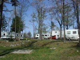 Wooded or pull through RV sites