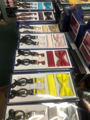 Suspender  and tie sets