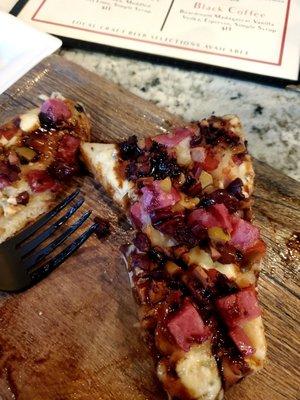 Charcuterie flat bread pizza was fabulous!