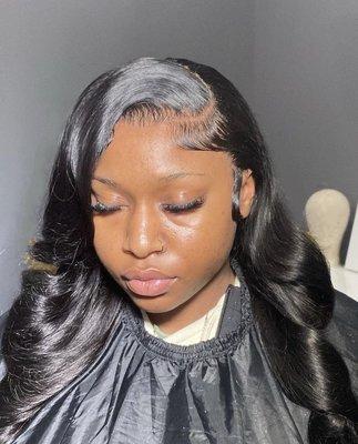 Frontal wig install