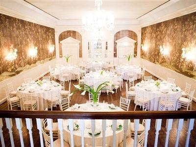 Great Room - Seats up to 120 in round tables, 156 with rectangle tables, 150 for a ceremony and 300 for a standing reception