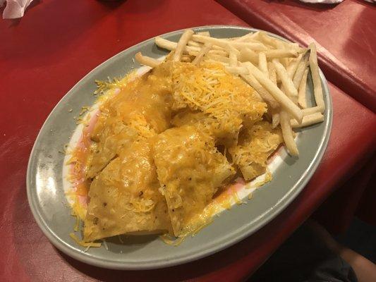 Kids nachos and fries. I've never been a fan of kids meals at Mexican places.