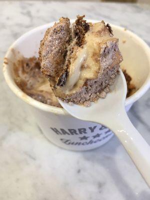 Burnt sugar babka soft serve