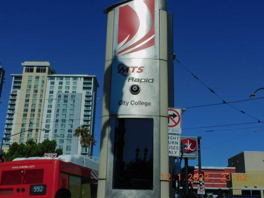 City College Trolley Stop