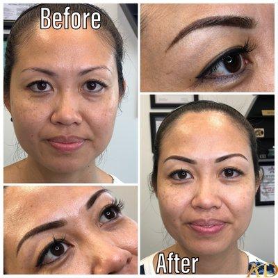 Permanent makeup - Powder Eyebrows