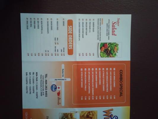 Menu....