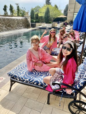 A Spa Party to celebrate her 10th birthday party. @mypartyspa