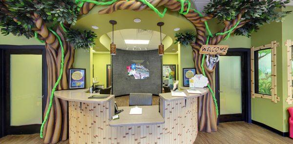 Front desk at Jonesboro Pediatric Dental Group