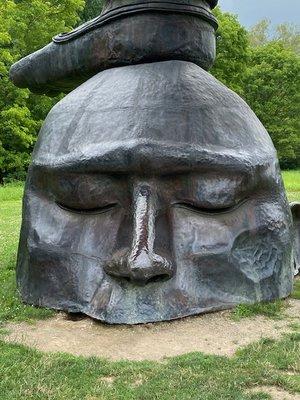 Detail from Three Legged Buddah, but also how I felt during our visit.