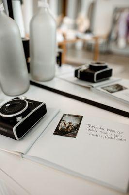 polaroid guest book