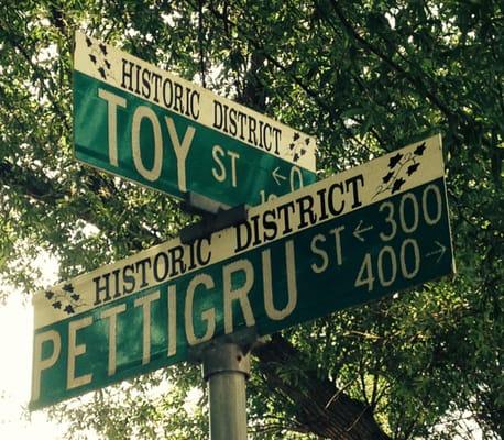 We are located on the corner of Toy St. and Pettigru St. in a tan historic home. You may park on the street out front or arou...